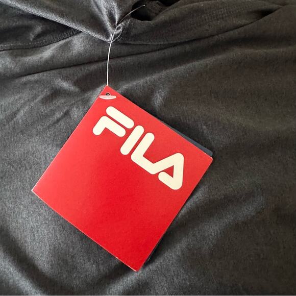 Charcoal color Fila performadri light hoodie size M NEW - Picture 8 of 9